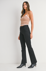 Black Kick Flare Jean