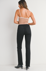 Black Kick Flare Jean