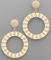 Radiance Circle Drop Earring