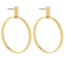 Golden Axis Hoop
