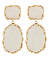 Lustre Stone Earring