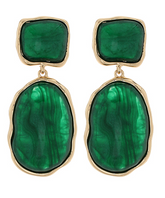 Lustre Stone Earring