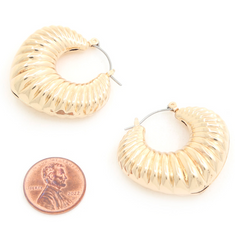 Golden Ripple Hoop