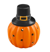 Pilgrim Pumpkin Light Up Sitter