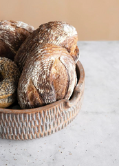 Hand Carved Mango Wood Bowl