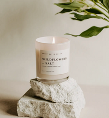Wildflowers + Salt Candle