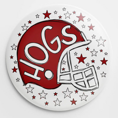 Hogs Helmet Button