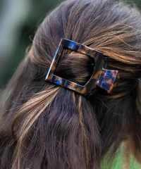 Teletie Square Medium Flat Clip