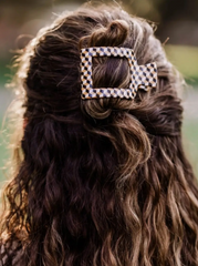 Teletie Square Small Flat Clip