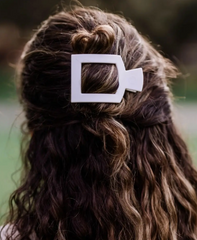 Teletie Square Small Flat Clip