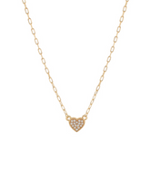 Sweetheart Pearl Charm Necklace