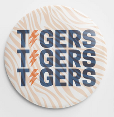 Track 'Em Tigers Button