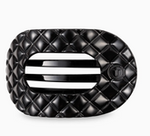 Teletie Flat Round Large Quilted Clip