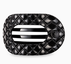 Teletie Flat Round Large Quilted Clip