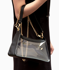 Marilyn Clear Bag (black)