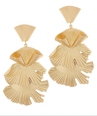 Golden Bloom Earring