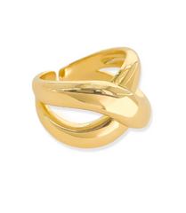 Gold Cross Ring