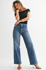 Relaxed Classic Straight (med denim)