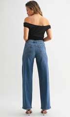 Relaxed Classic Straight (med denim)