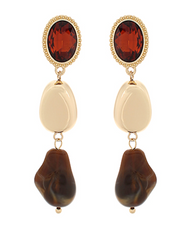 Bordeaux Drop Earring