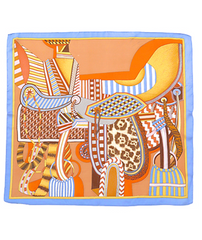 Saddle Society Silk Scarf
