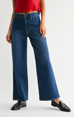 Hidden Pocket Denim Trouser