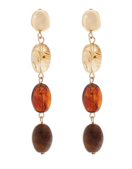 Amber Cascade Earring