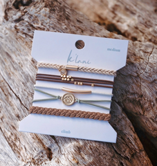"Climb" Hair Tie Bracelets