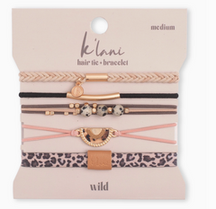 "Wild" Hair Tie Bracelets