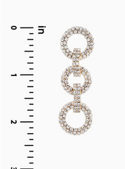 Triple Spark Earring