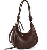 Knotted Crescent Shoulder Bag