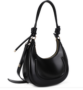 Knotted Crescent Shoulder Bag