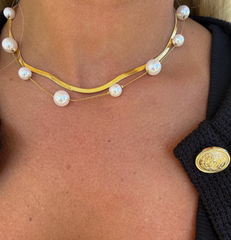 Double Luxe Pearl Necklace
