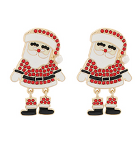 Jingle Jolly Santa Earring