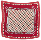 Bridle Check Scarf