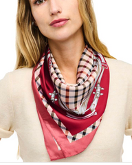 Bridle Check Scarf