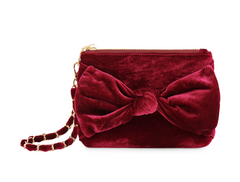 Bea Bow Clutch (wine)