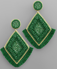 Festive Fringe Diamond Earring