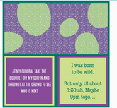 Born to be Wild Napkin