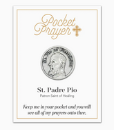 St. Padre Pio Prayer Pocket Coin