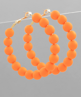 Color Pop Bead Hoop