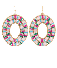 Kaleidoscope Oval Drop