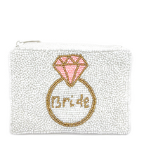 Here Comes the Bride Bead Pouch