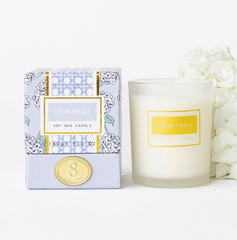 Hydrangea Stem Candle