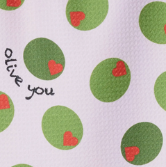 Olive You Bar Towel