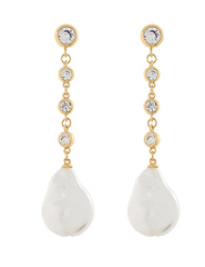 Baroque Pearl Drop Earring