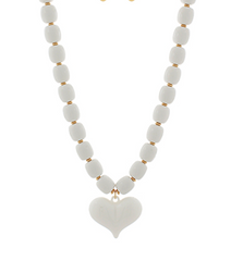 Sweetheart Beaded Necklace