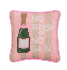 Bar Needlepoint Pillow