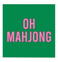 Oh Mahjong Cocktail Napkins