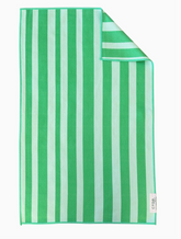 Lime Stripes: Double Sided Hand Towel